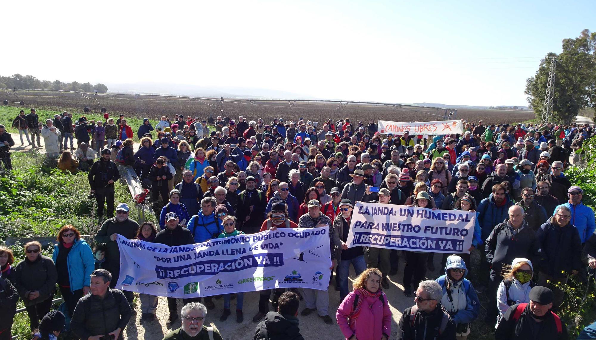 marcha recuperar la janda humedal
